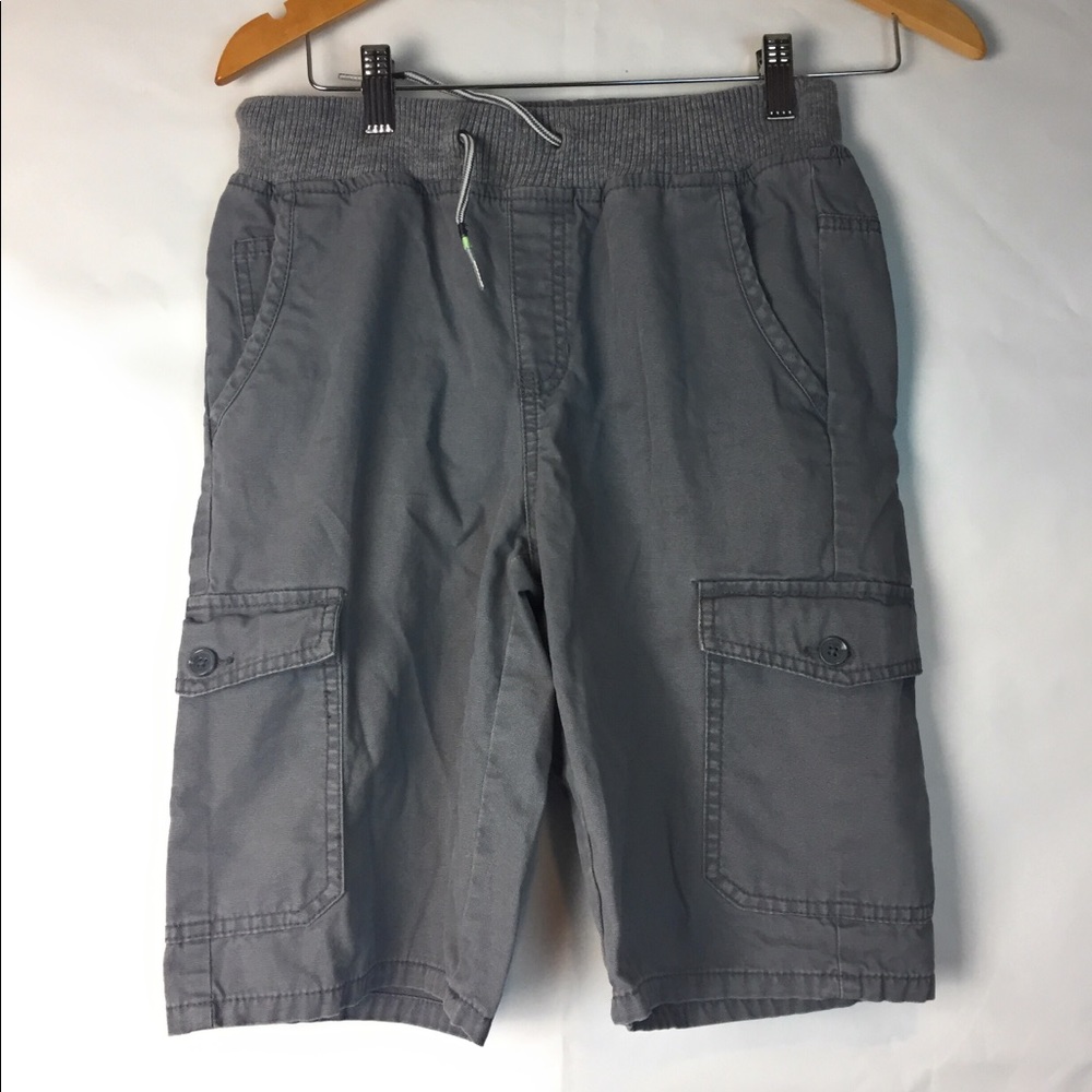 Cat and jack xl boys grey stretchy waist shorts